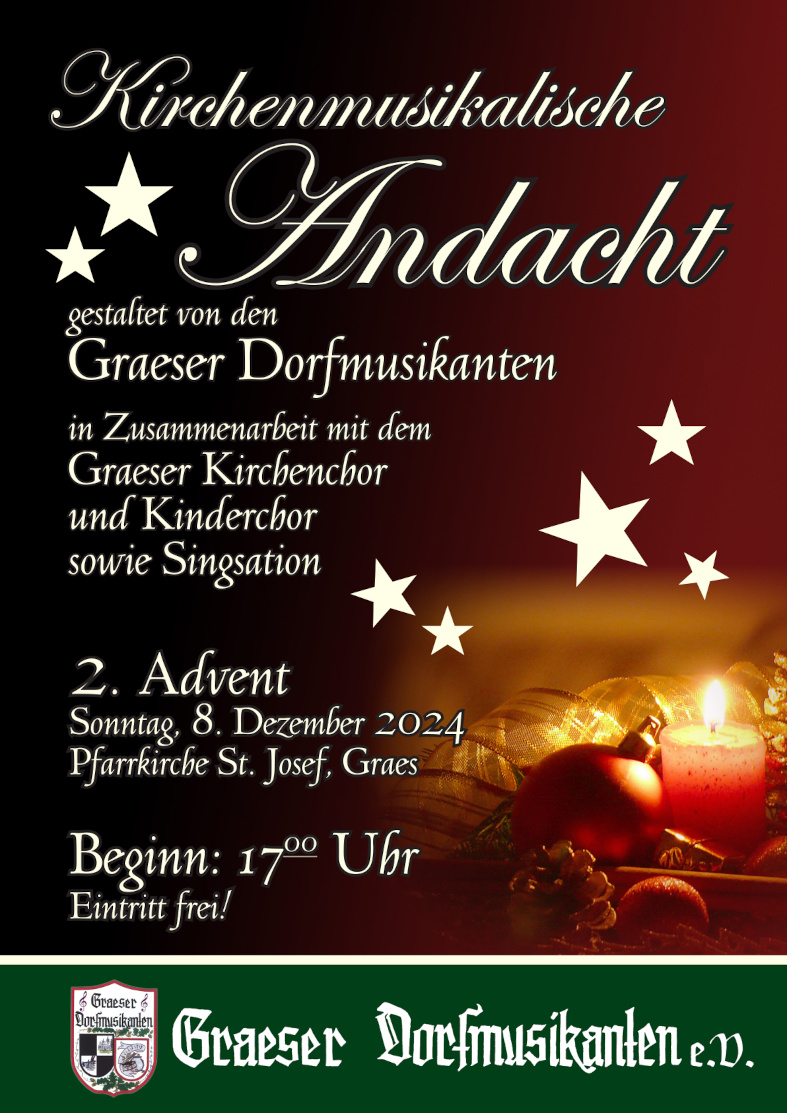Plakat Adventskonzert 2024